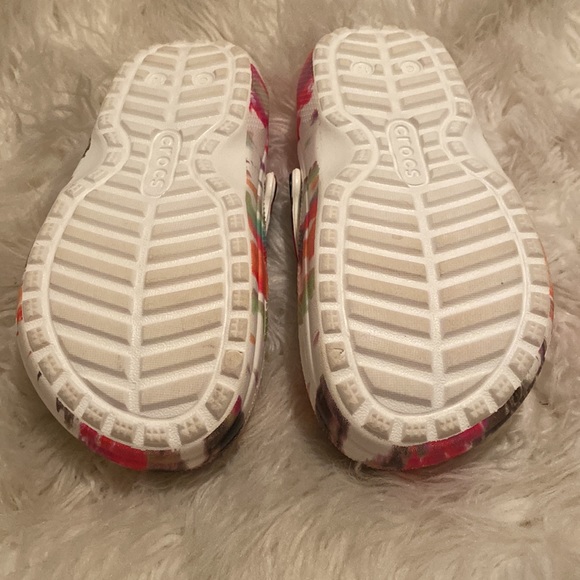 CROCS Fleece Lined Spray Dye Clog, Child Sz 13 barely used. Like New. - Picture 5 of 5